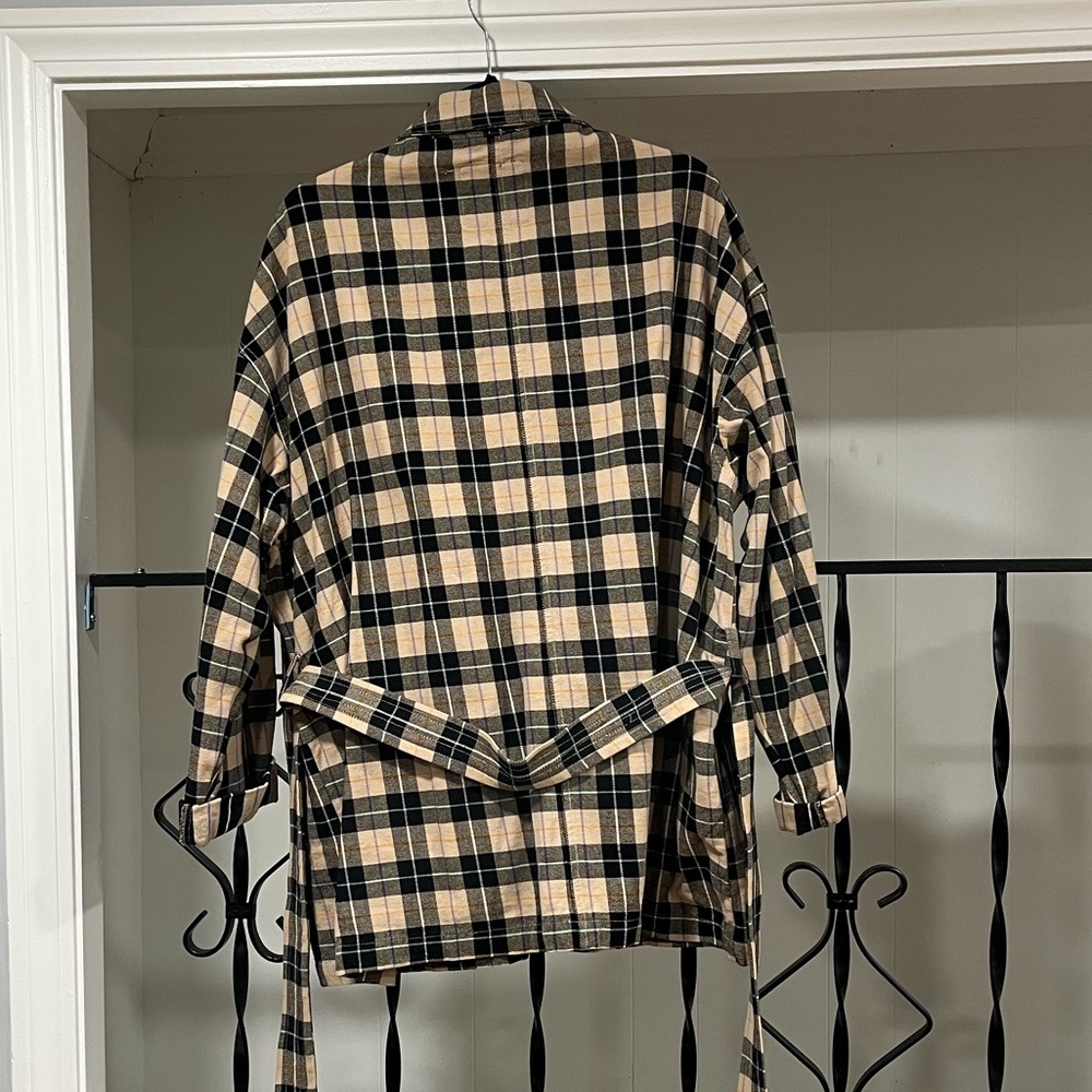 Plaid Shirt Jacket - image 2